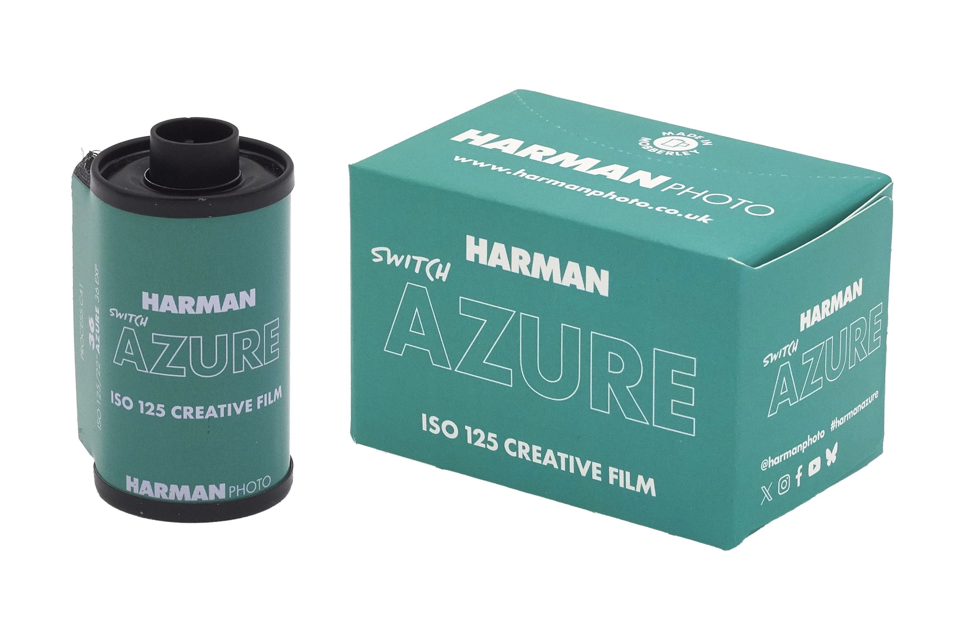 Harman Switch Azure 125 Colour Negative Film (35mm Roll Film, 36 Exposures)