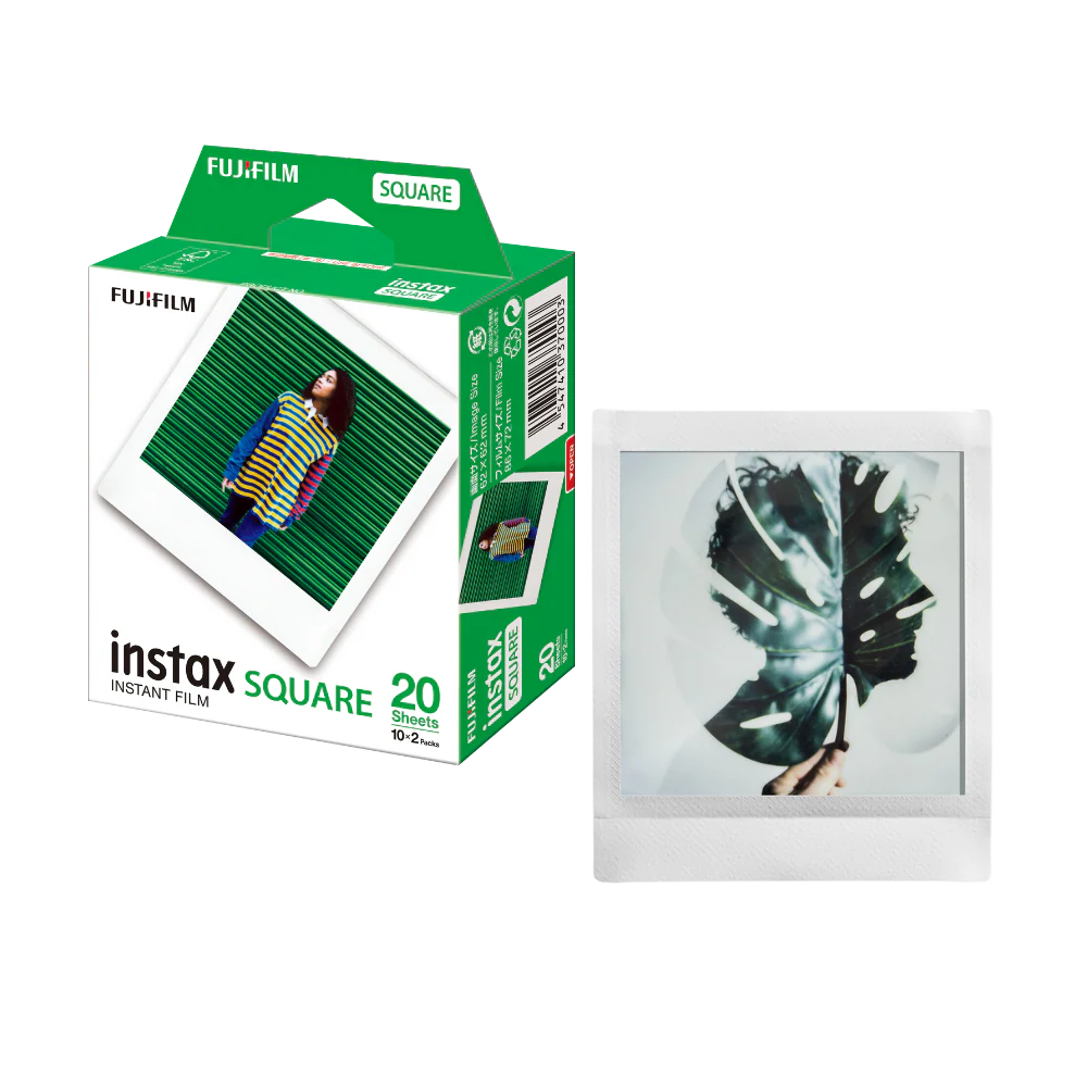 Fujifilm Instax SQUARE Film - White (20 Pack)