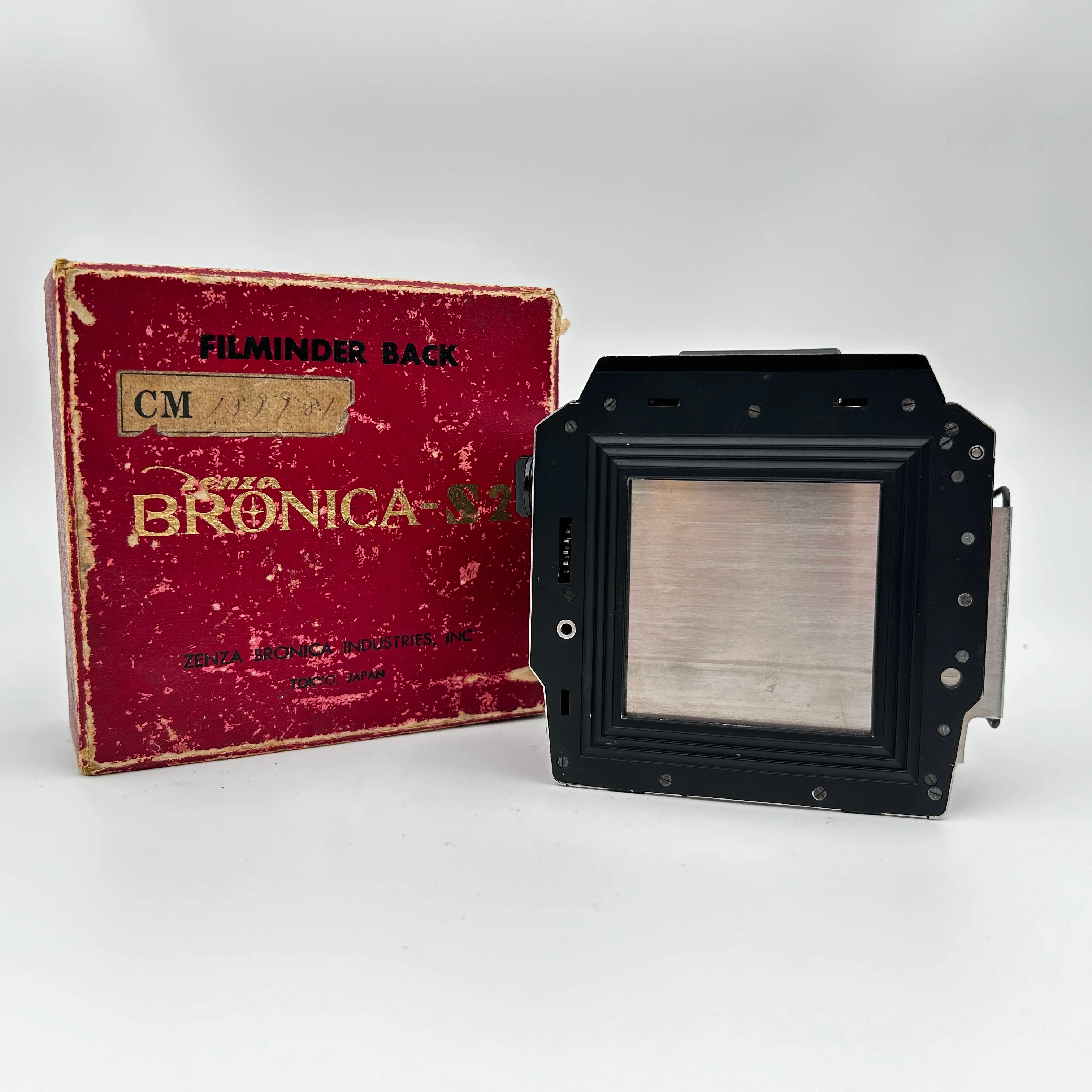 Zenza Bronica 6x6 Film Back Magazine Holder Chrome for S2 S2A S with Box