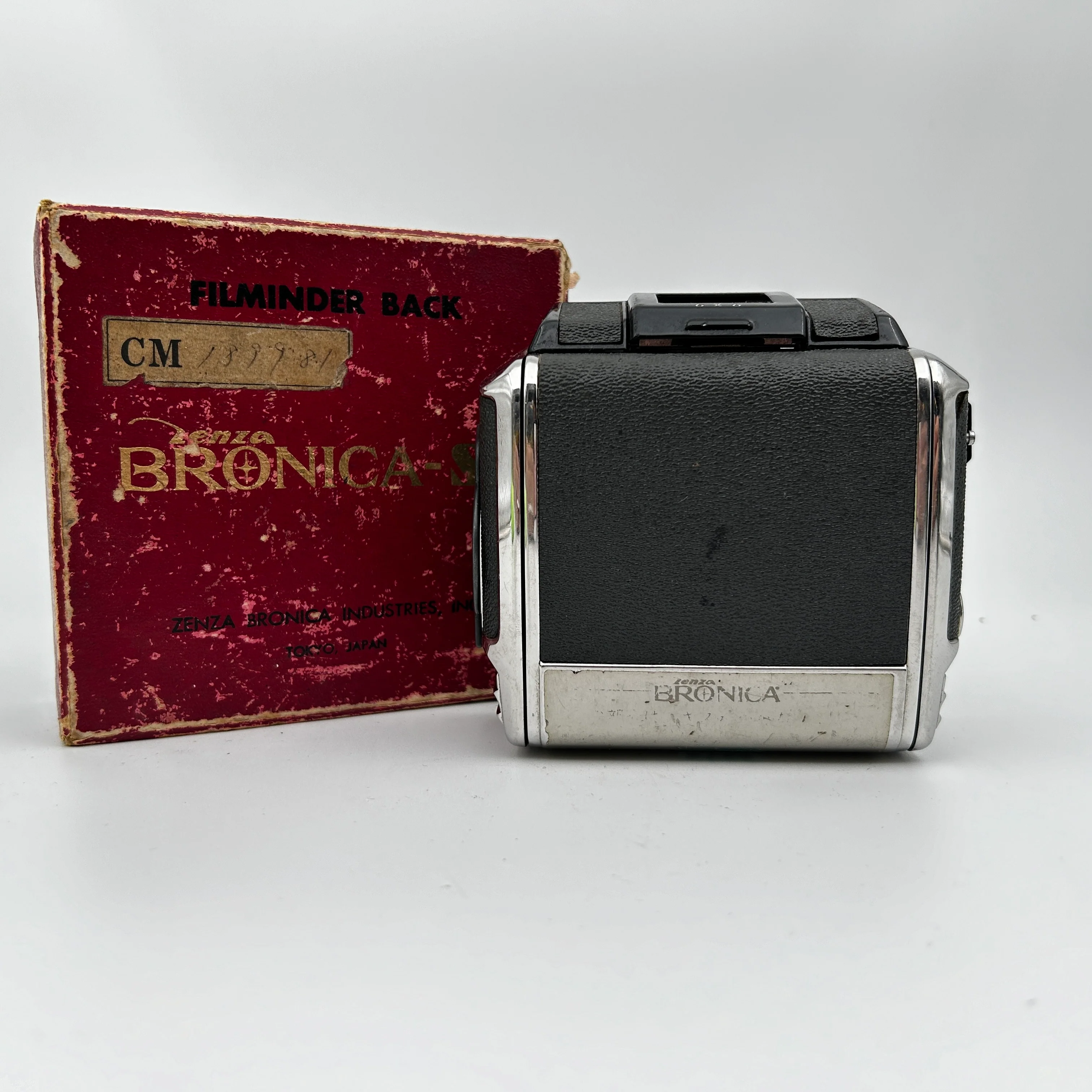 Zenza Bronica 6x6 Film Back Magazine Holder Chrome for S2 S2A S with Box - Image 2