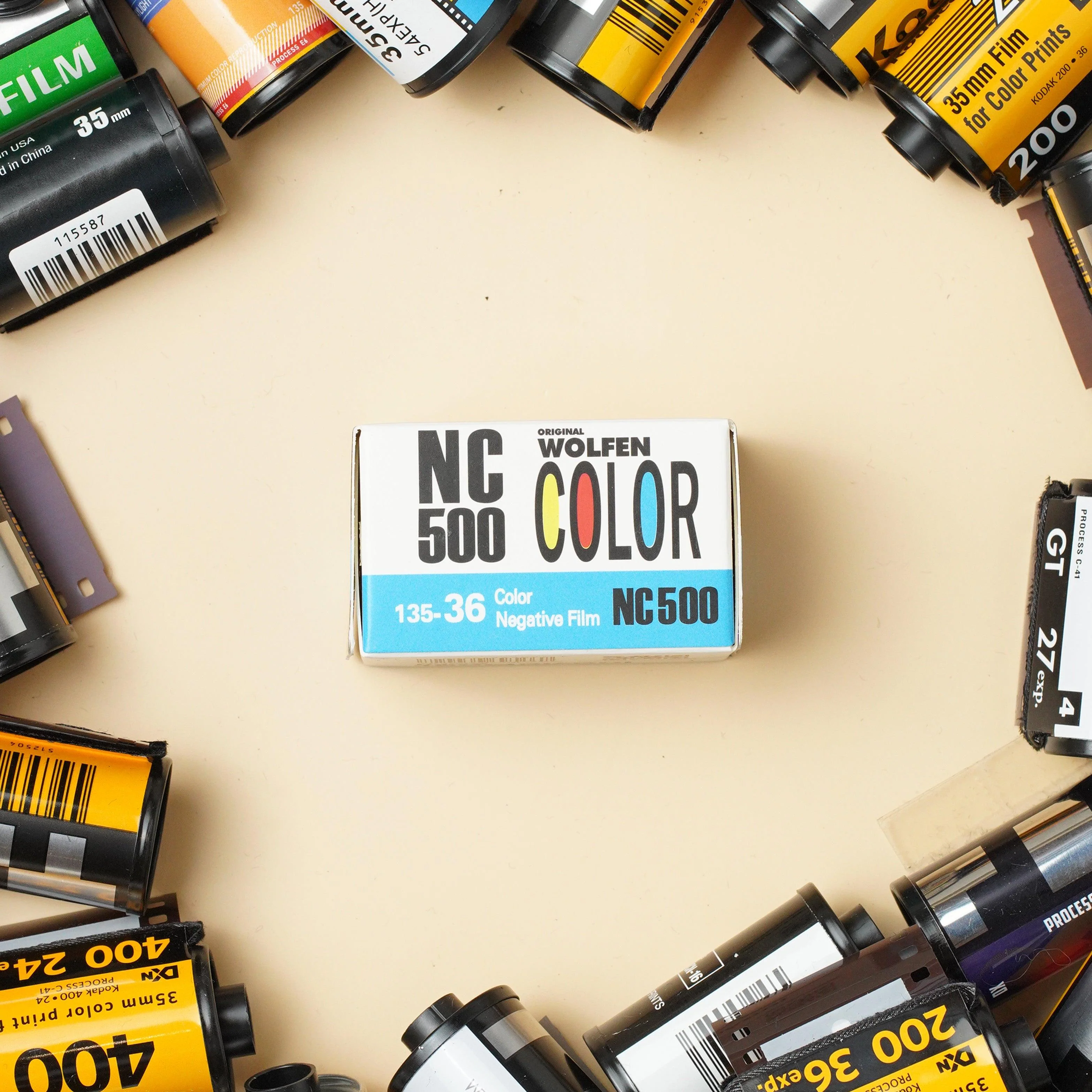 Wolfen Color NC 500 35mm High-Speed Color Film
